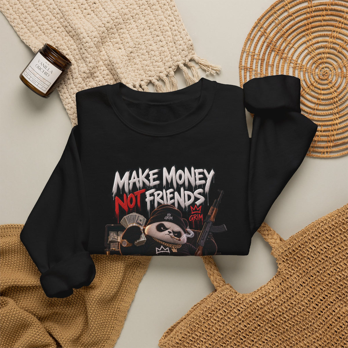 Make Money Not Friends — Adult Sweatshirt