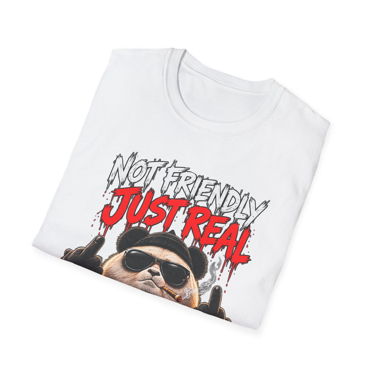 Not Friendly. Just Real. — T-Shirt